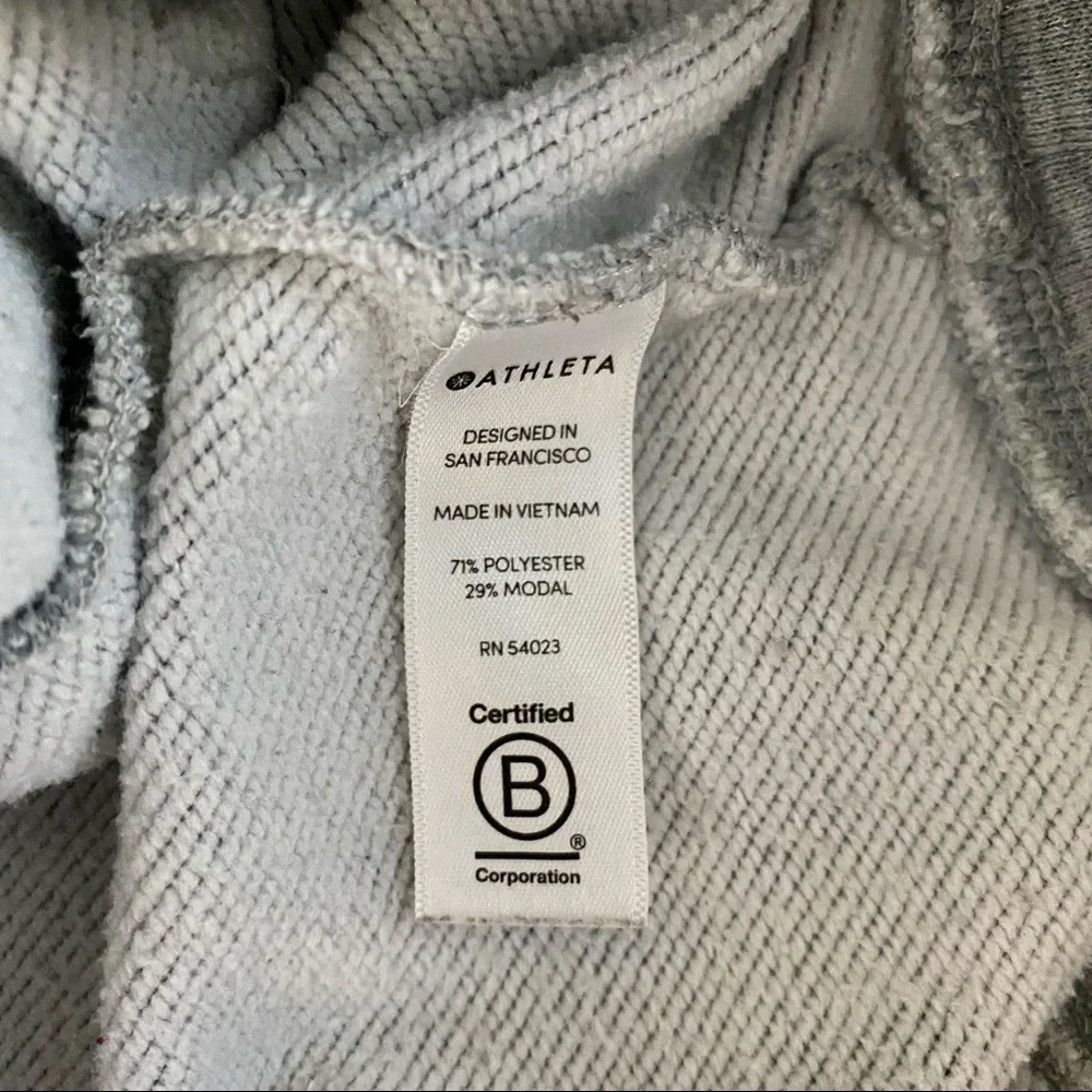 Athleta Incline Hoodie Gray M Super Soft spot - Picture 8 of 9